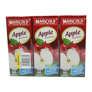 Marigold Fruit Drink Low Sugar Apple 6 x 250ml