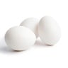 الفضيل بيض أبيض متوسط 30 قطعة