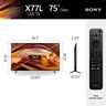 Sony 75 inch UHD 4K HDR Smart LED TV, Black, KD75X77L