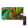 LG 75 Inches Nano77 Series 4K Smart NanoCell TV with Magic remote, HDR, WebOS, Black, 75NANO776RA
