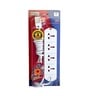 Sirocco 4-Way Extention Socket, 2 m, White, UK904S