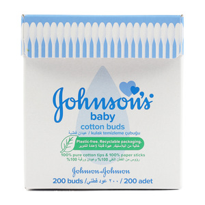 Johnson's Baby Pure Cotton Buds 200 pcs