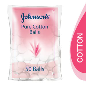 Johnson's Baby Pure Cotton Balls 50 pcs