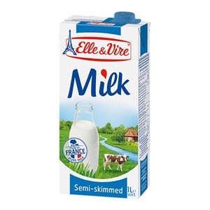 Elle & Vire Semi Skimmed Milk 1 Litre