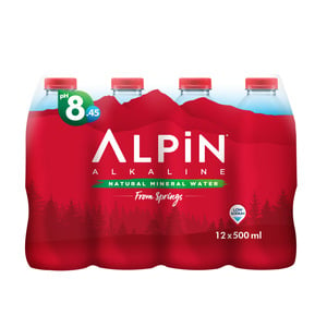 Alpin Natural Mineral Water 12 x 500 ml