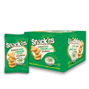 Nabil Snackits Sour Cream & Onion Baked Bites 12 x 26 g