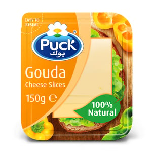 Puck Gouda Natural Cheese Slices 150 g