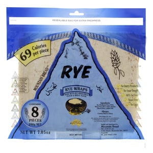 Mountain Bread Rye Wraps 8 pcs 200 g