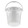 Cosmoplast Transparent Bucket With Lid 10Litre 1pc