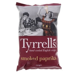 Tyrrells English Crisp Smoke Paprika 150 g
