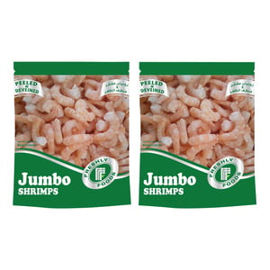 Freshly Food Frozen Jumbo Shrimps Peeled & Deveined 2 x 800 g
