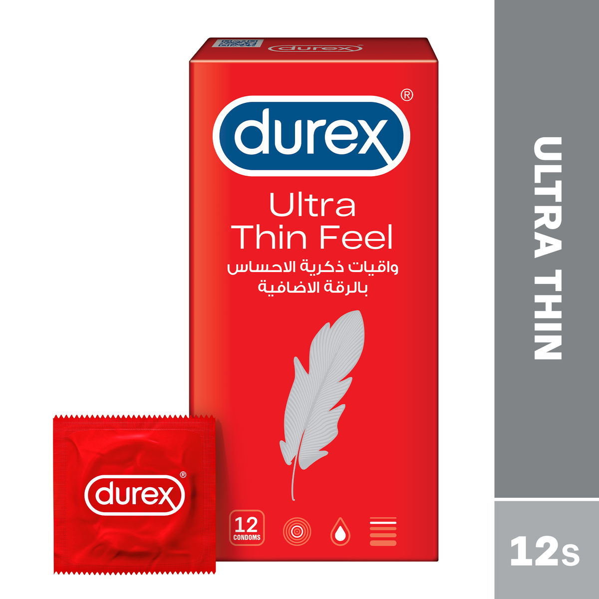 Durex Feel Ultra Thin Condoms 12 pcs