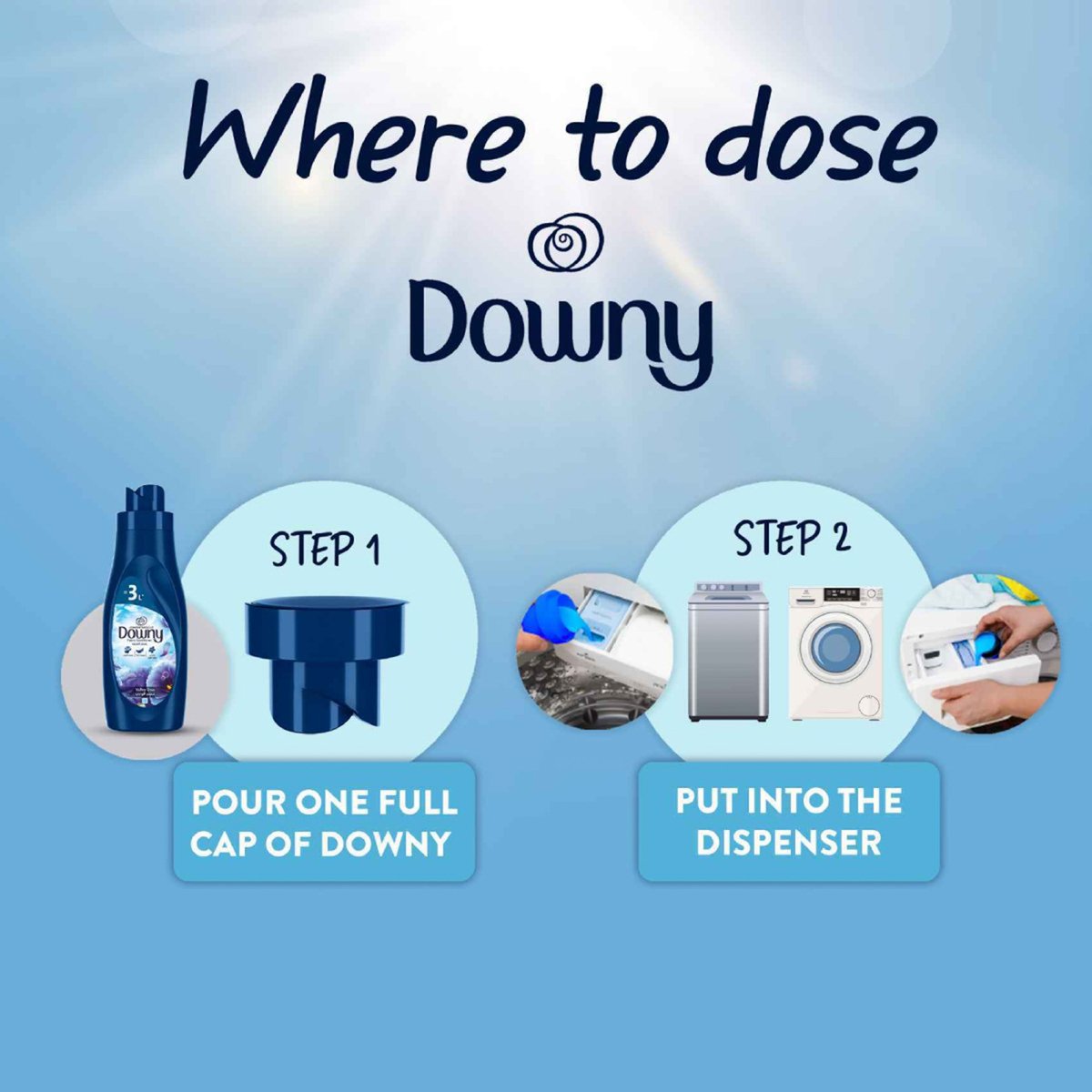 Downy Rose Garden Concentrate Fabric Conditioner Value Pack 1 Litre