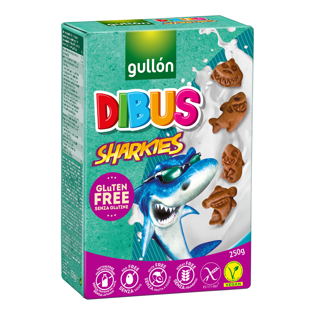 Gullon Dibus Sharkies Biscuit Gluten Free 250 g