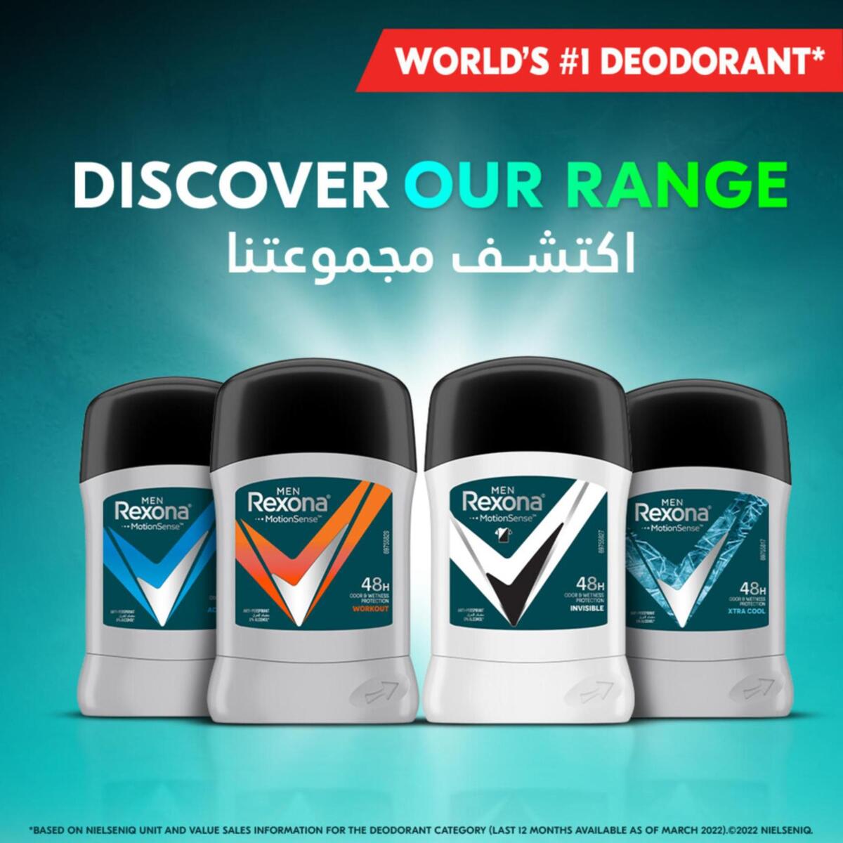 Rexona Active Dry Deodorant For Men 40 g