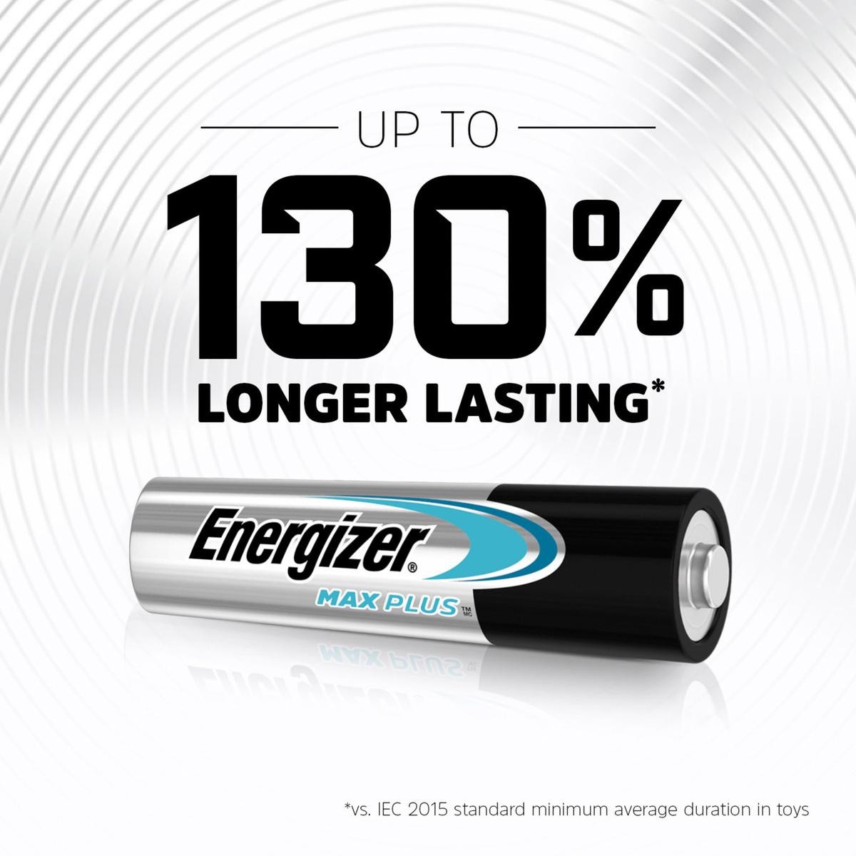 Energizer Max Plus Alkaline AAA Battery, 1.5 V, 4 Pcs, EP92BP4T
