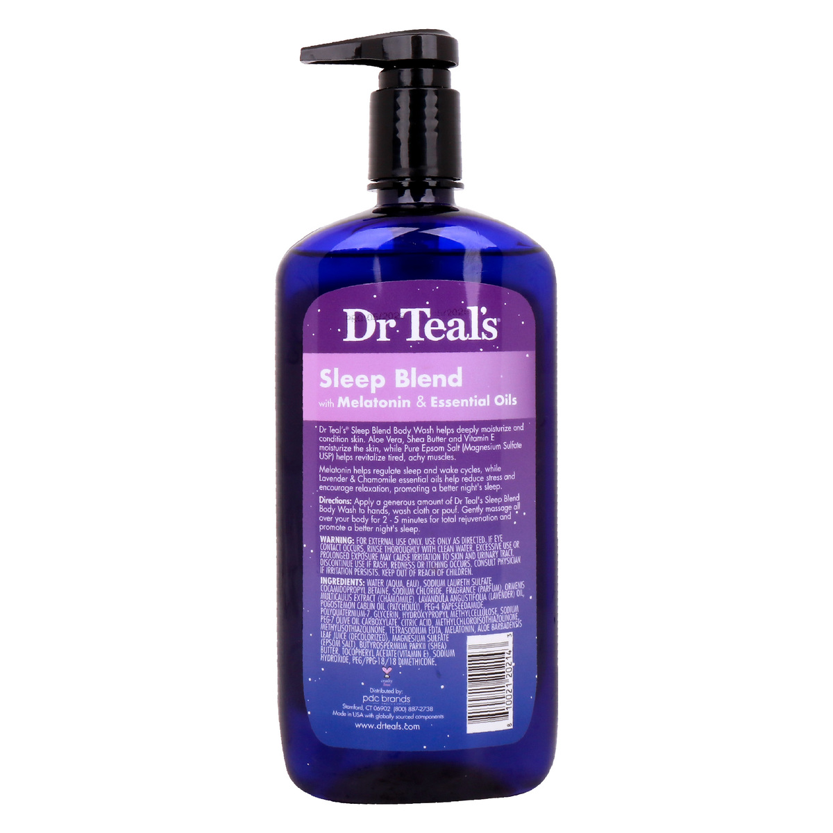 Dr Teal's Sleep Blend Body Wash With Pure Epsom Salt Value Pack 710 ml