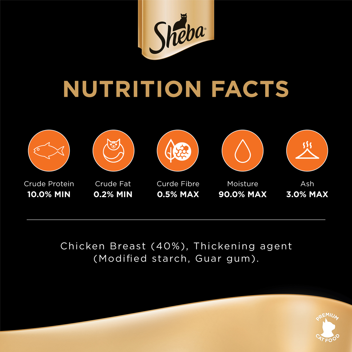 Sheba Succulent Chicken Breast Cat Food 24 x 85 g