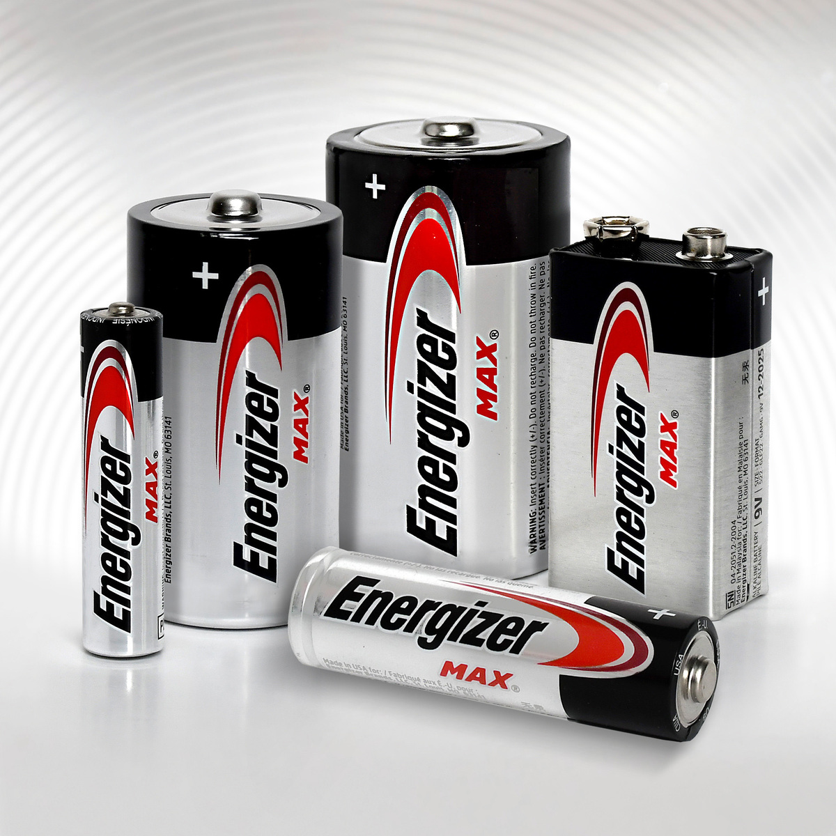 Energizer Max Alkaline AA Battery, 1.5 V, 4 Pcs, E91BP4