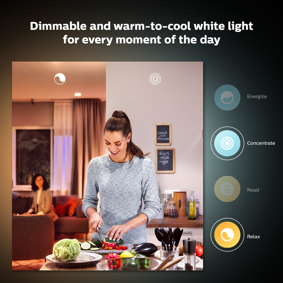 Philips Hue White Ambiance LED E27 Smart Bulb, 9 W, Multi White, 929002216913