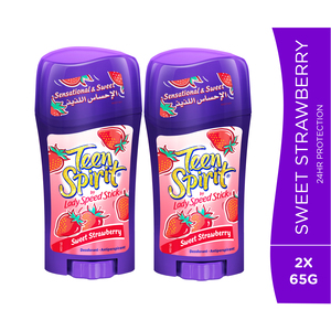 Mennen Lady Speed Stick Teen Spirit Anti-Perspirant Deodorant Sweet Strawberry 2 x 65 g