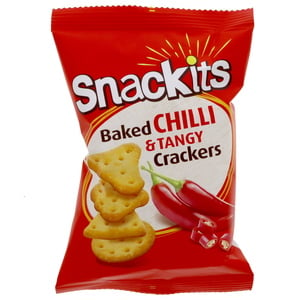 Nabil Snackits Chilli And Tangy Crackers Value Pack 8 x 26 g