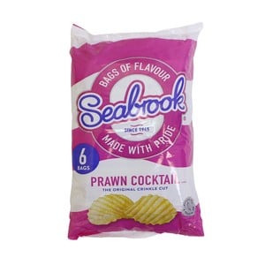 Seabrook Prawn Cocktail Crinkle Crisp 6 x 25 g
