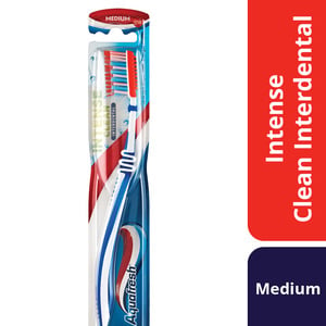 Aquafresh Intense Clean Interdental Toothbrush Medium Assorted Color 1 pc