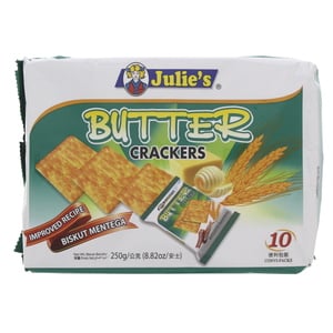 Julie's Butter Crackers Biscuits 25g x 10 Pieces