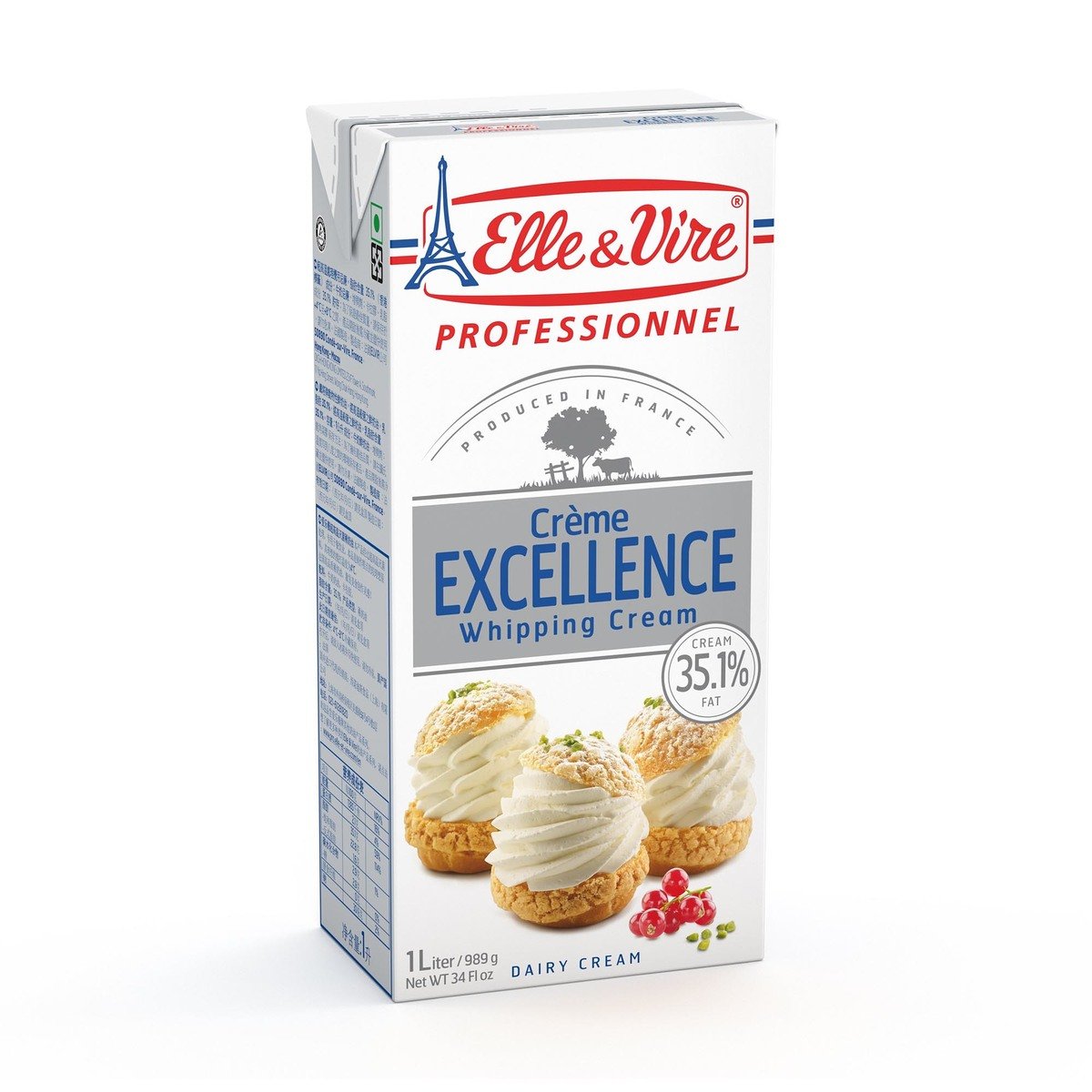 Elle & Vire Excellence Whipping Cream 1 Litre