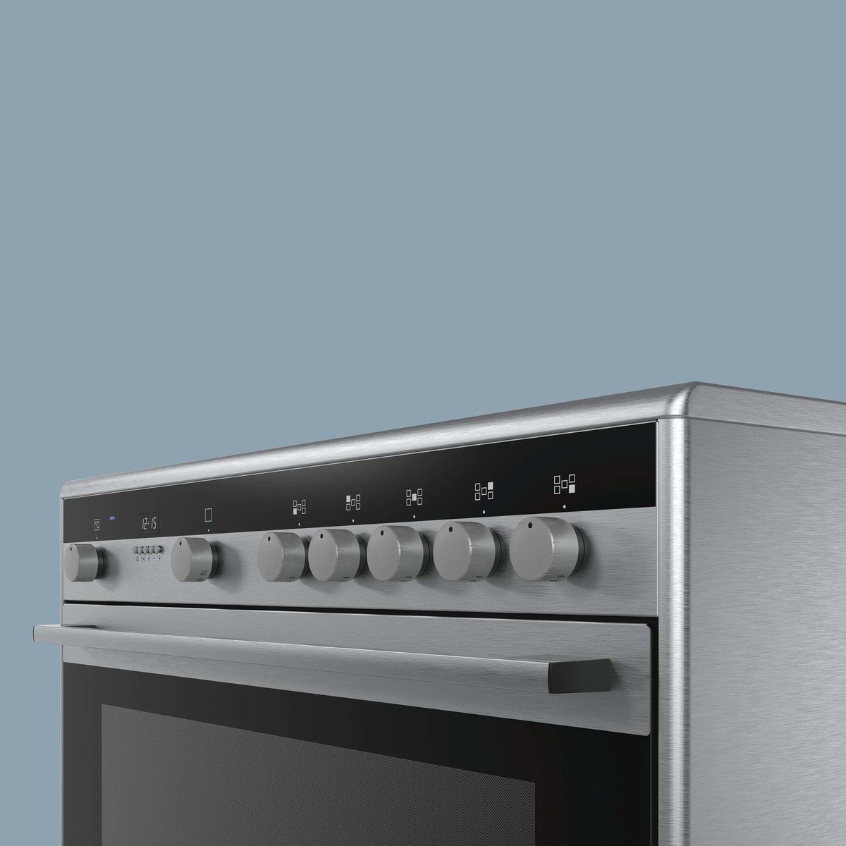 Siemens Electric Cooking Range, Large Oven, 90 cm, Stainless Steel, HY738357M, iQ700