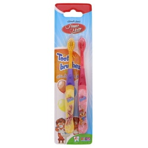 Home Mate Soft Tooth Brush Assorted Color For Kids 2 pcs