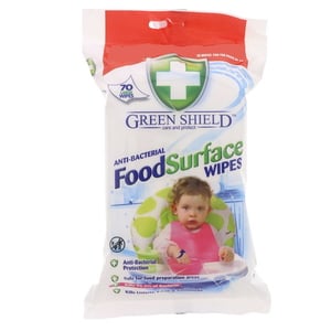 Green Shield Food Surface Wipes 70Pcs