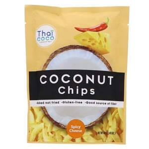 Thai Coco Coconut Chips Spicy Cheese 40 g
