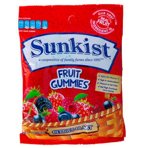 Sunkist Berries Blast Fruit Gummies 100 g
