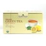 Earth's Finest Organic Green Tea With Lemon 25 Teabags