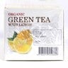 Earth's Finest Organic Green Tea With Lemon 25 Teabags