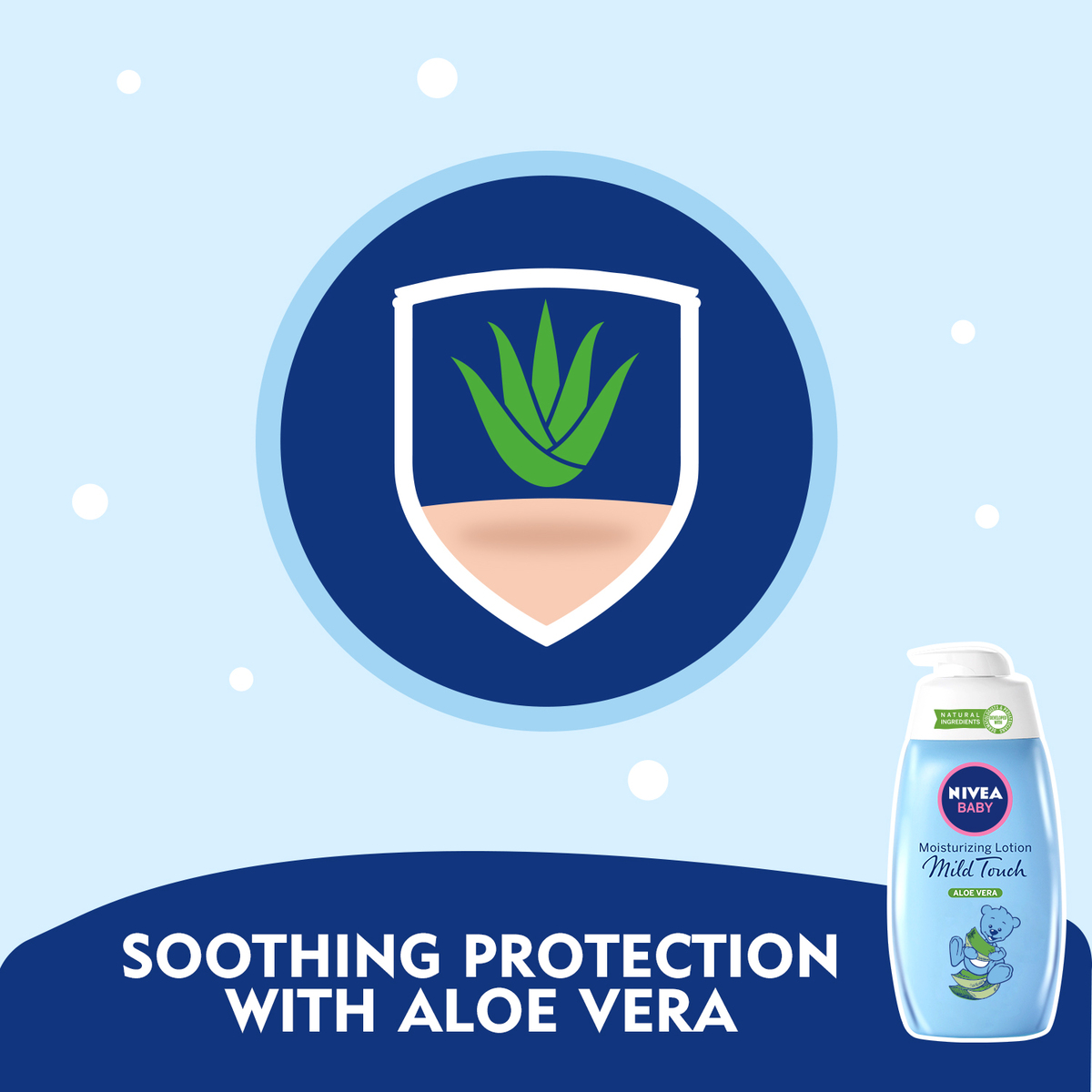 Nivea Baby Moisturizing Lotion Mild Touch Aloe Vera 500 ml