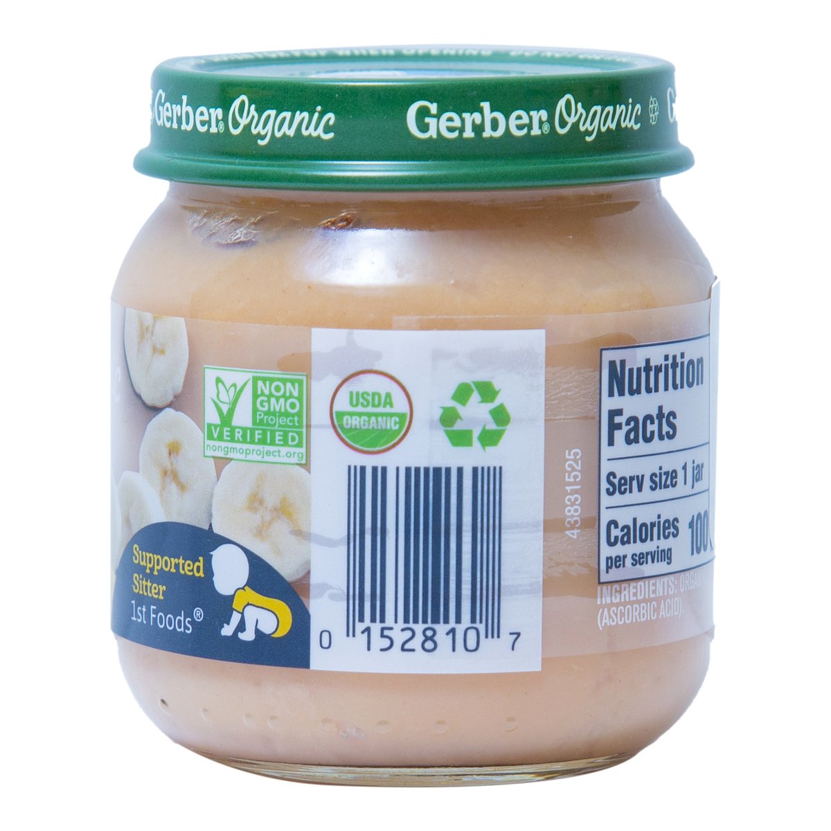 Gerber Organic Banana Baby Food 113 g