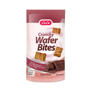 LuLu Crunchy Chocolate Wafer Bites 150 g