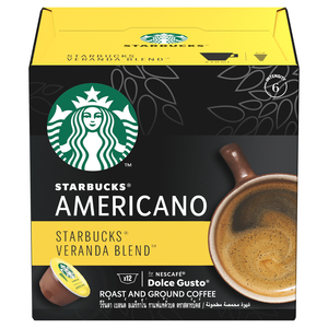 Starbucks Veranda Blend by Nescafe Dolce Gusto Blonde Roast Coffee Pods 12 pcs