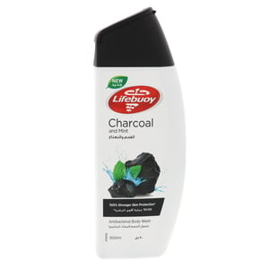 Lifebuoy Antibacterial Charcoal & Mint Bodywash, 300 ml