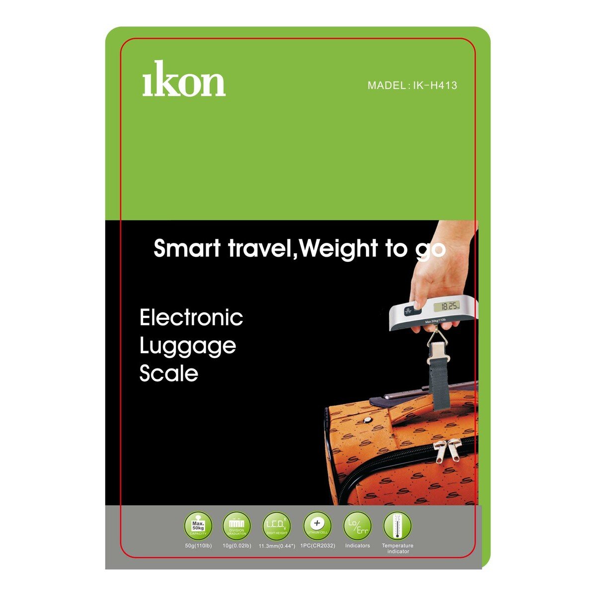 Ikon Digital Luggage Scale, IK-H413