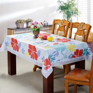 Maple Leaf  Table Cloth Printed Size: W137 x L183cm Assorted Colors & Designs