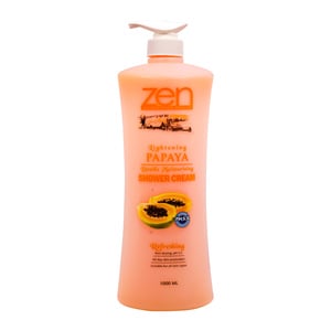 Zen Shower Cream Lightening Papaya 1 Litre