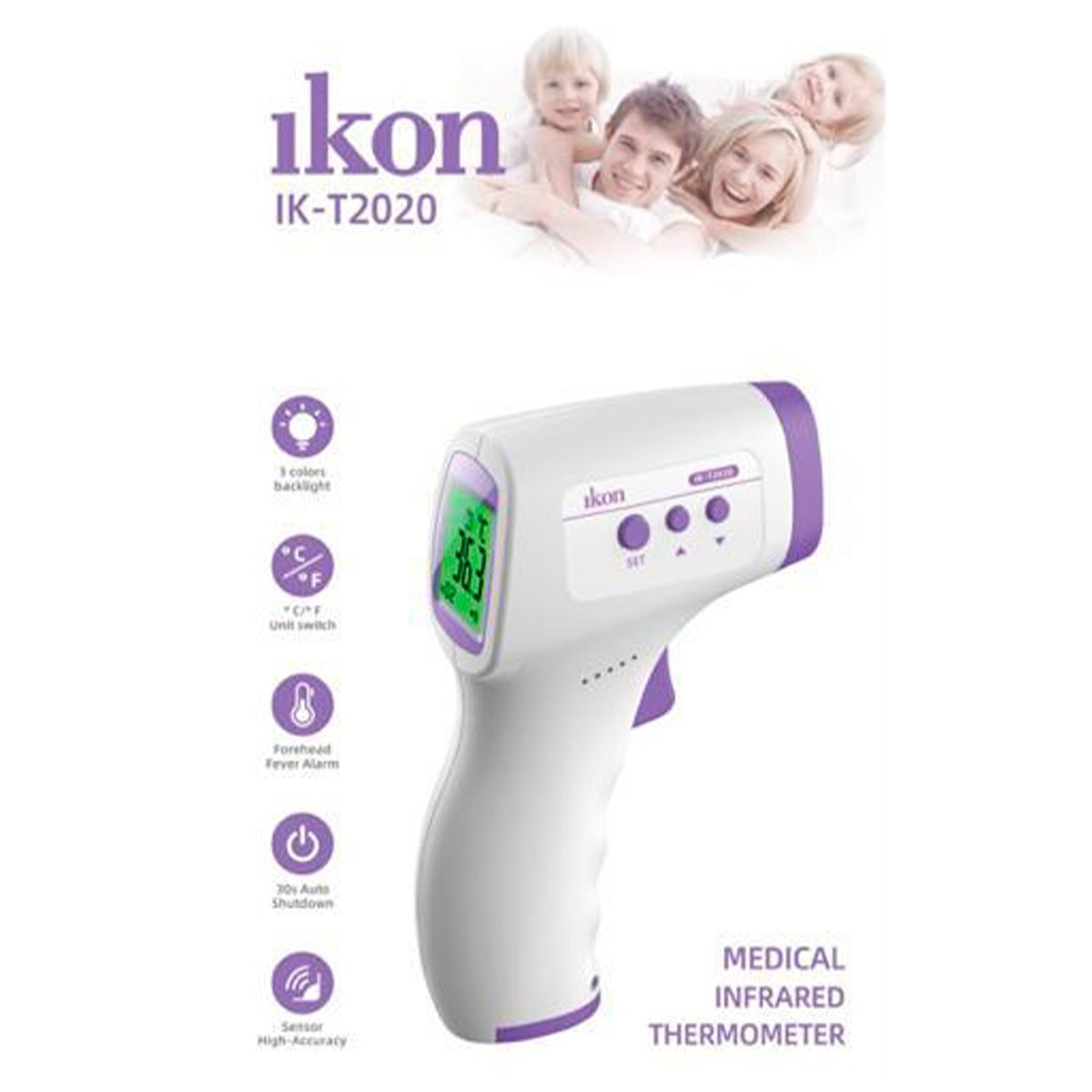 Ikon Digital Forehead Infrared Thermometer IK-T2020