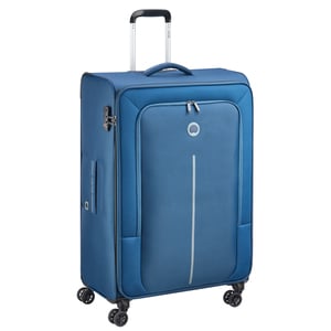 ديلسي كاراكاس حقيبة سفر 4 عجلات مرنة، 55 سم، أزرق