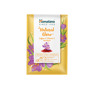 Himalaya Natural Glow Saffron & Vitamin C Sheet Mask 30 ml