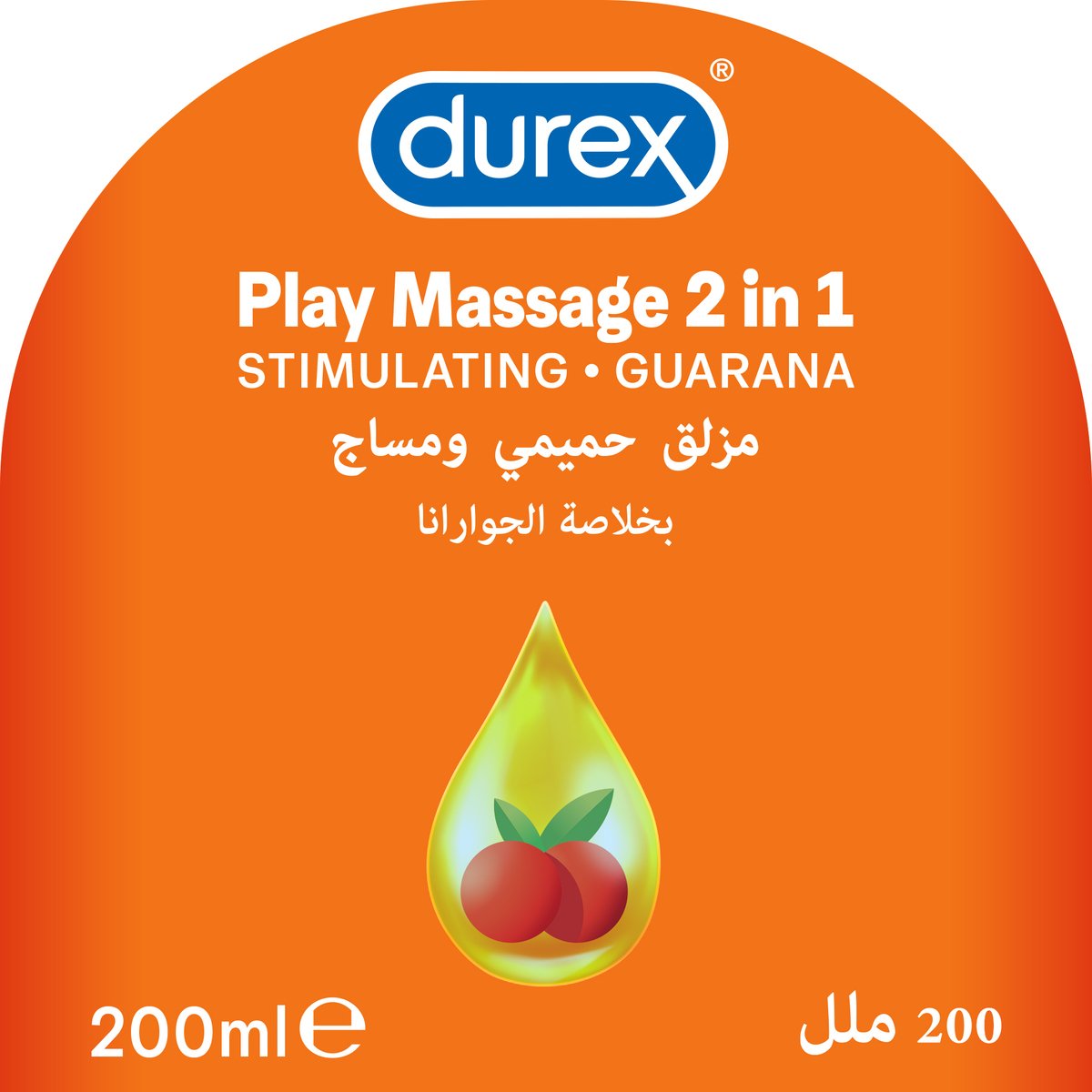 Durex Play Stimulating Massage 2in1 Lube Guarana 200 ml