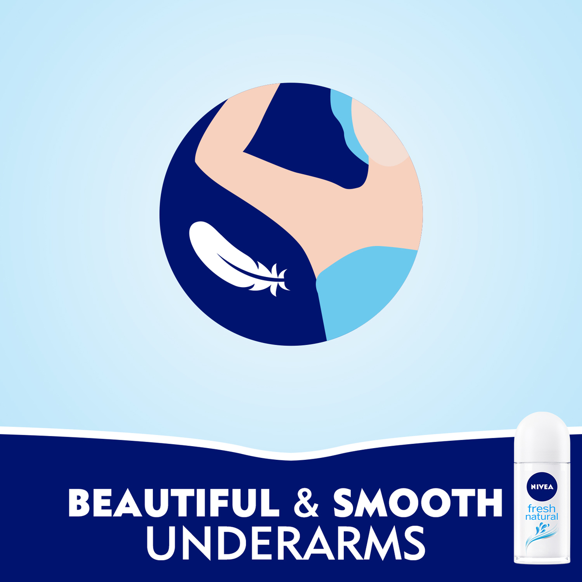 Nivea Deodorant Fresh Natural With Ocean Extracts 50 ml